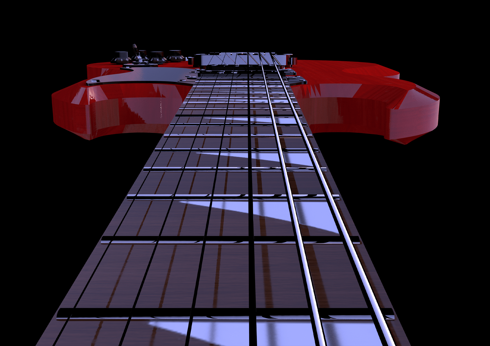 3D replication of a Gibson SG Guitar