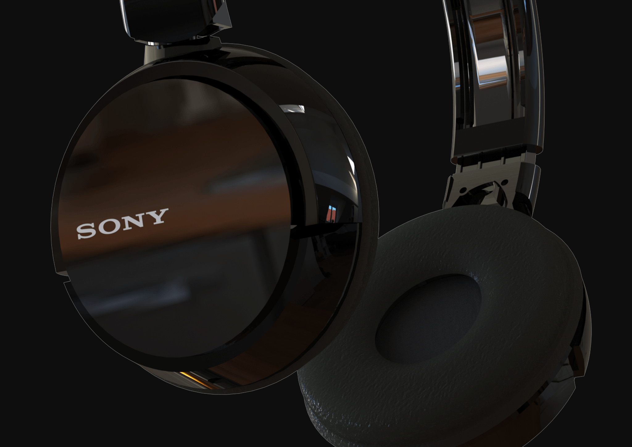 CAD Replication of Sony Headphones
