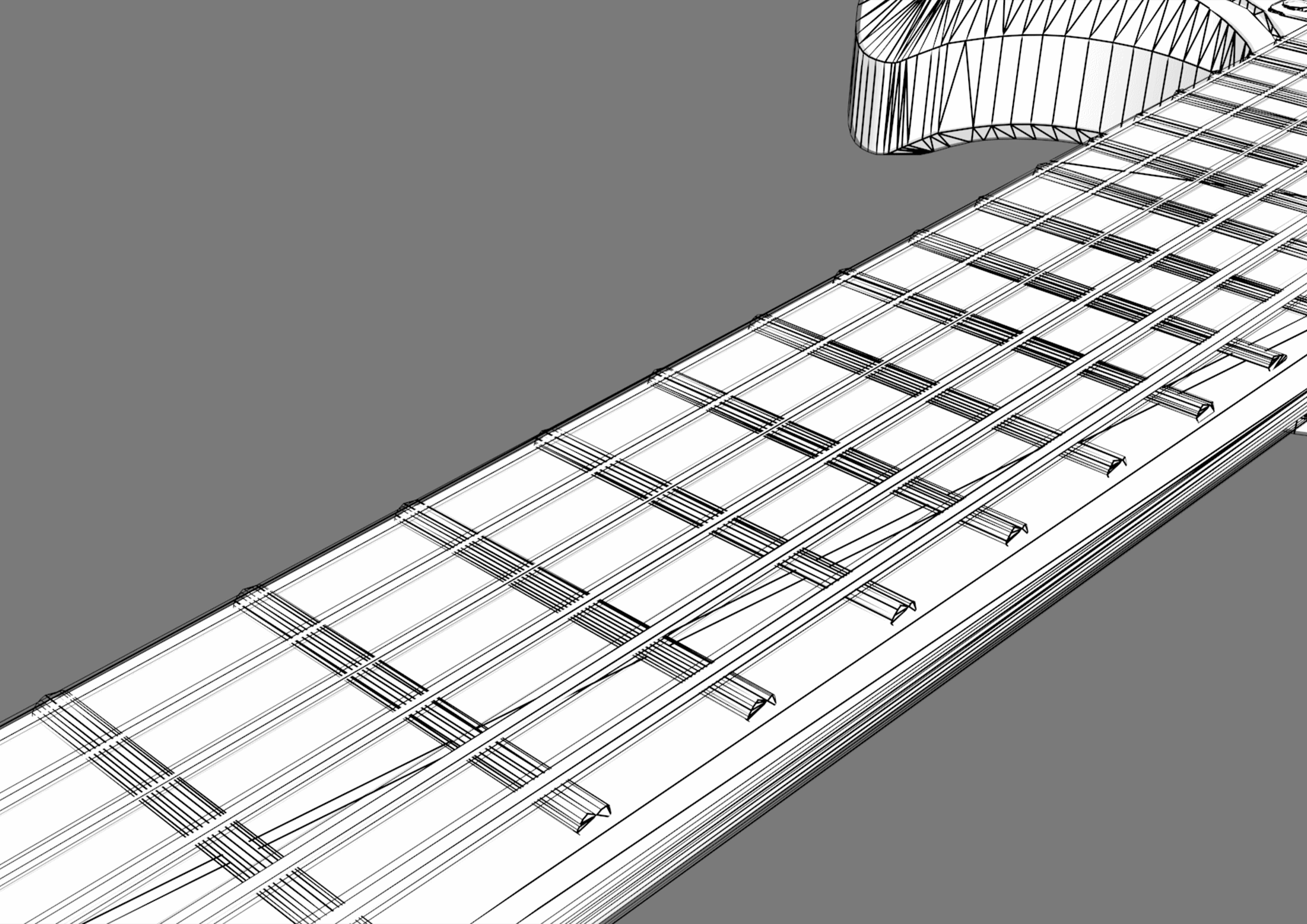 3D replication of a Gibson SG Guitar