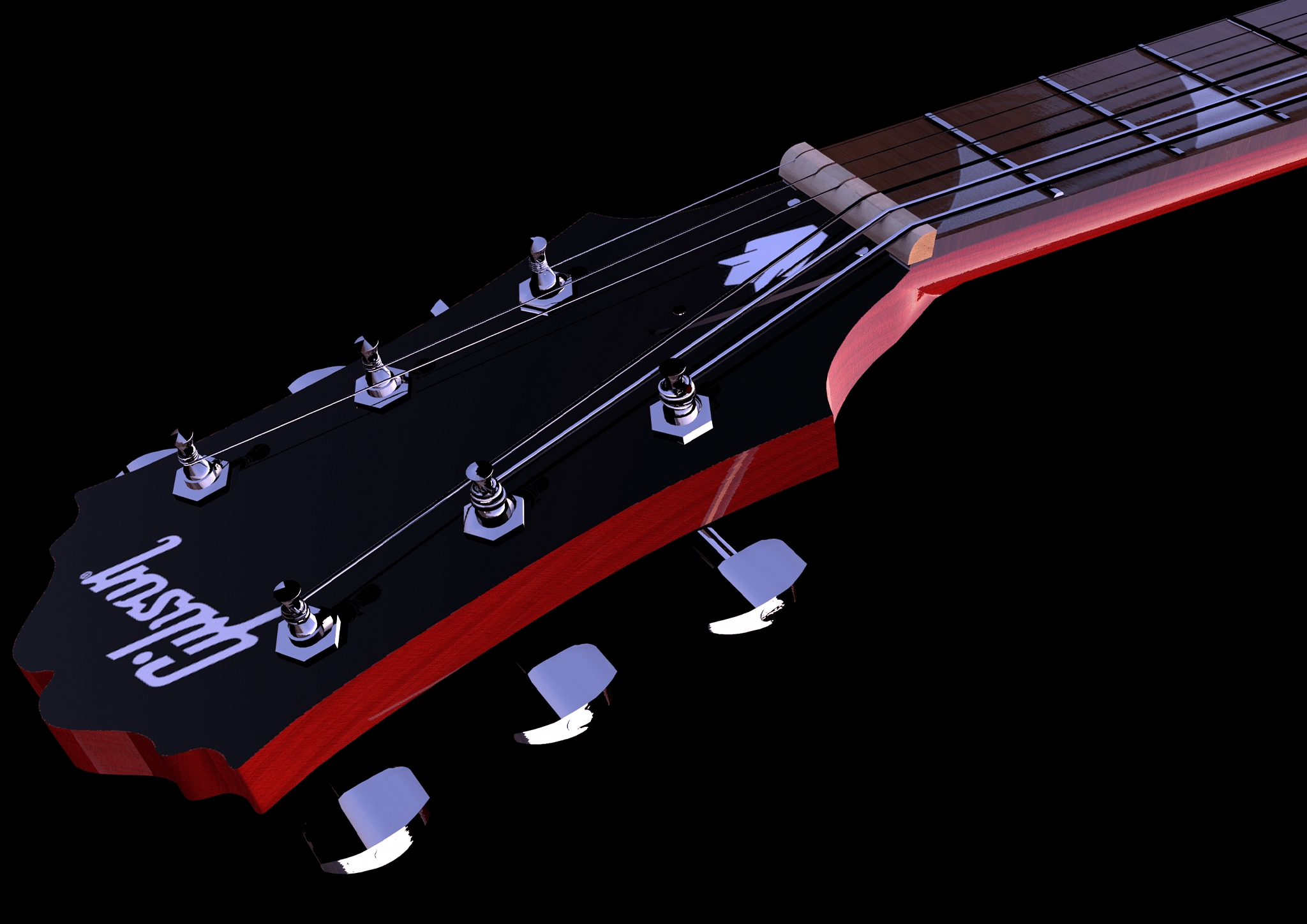 3D replication of a Gibson SG Guitar