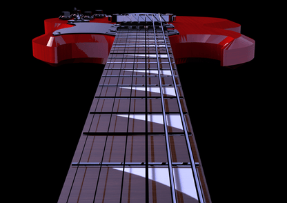 3D replication of a Gibson SG Guitar