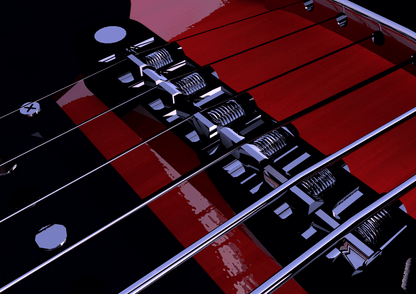 3D replication of a Gibson SG Guitar