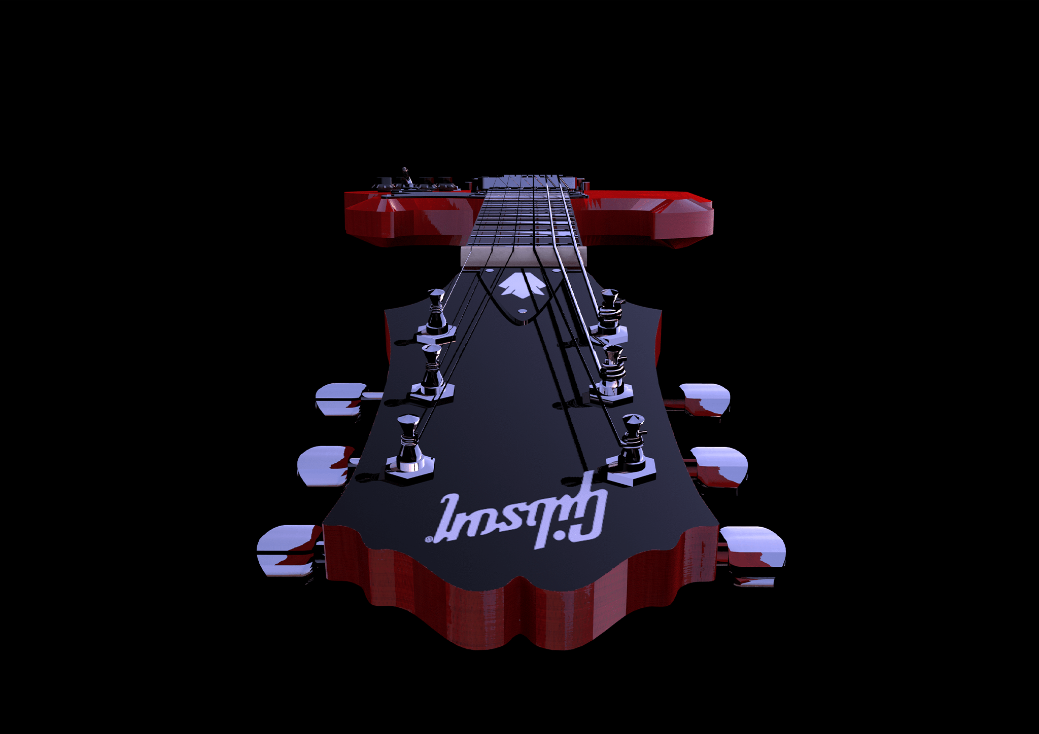 3D replication of a Gibson SG Guitar