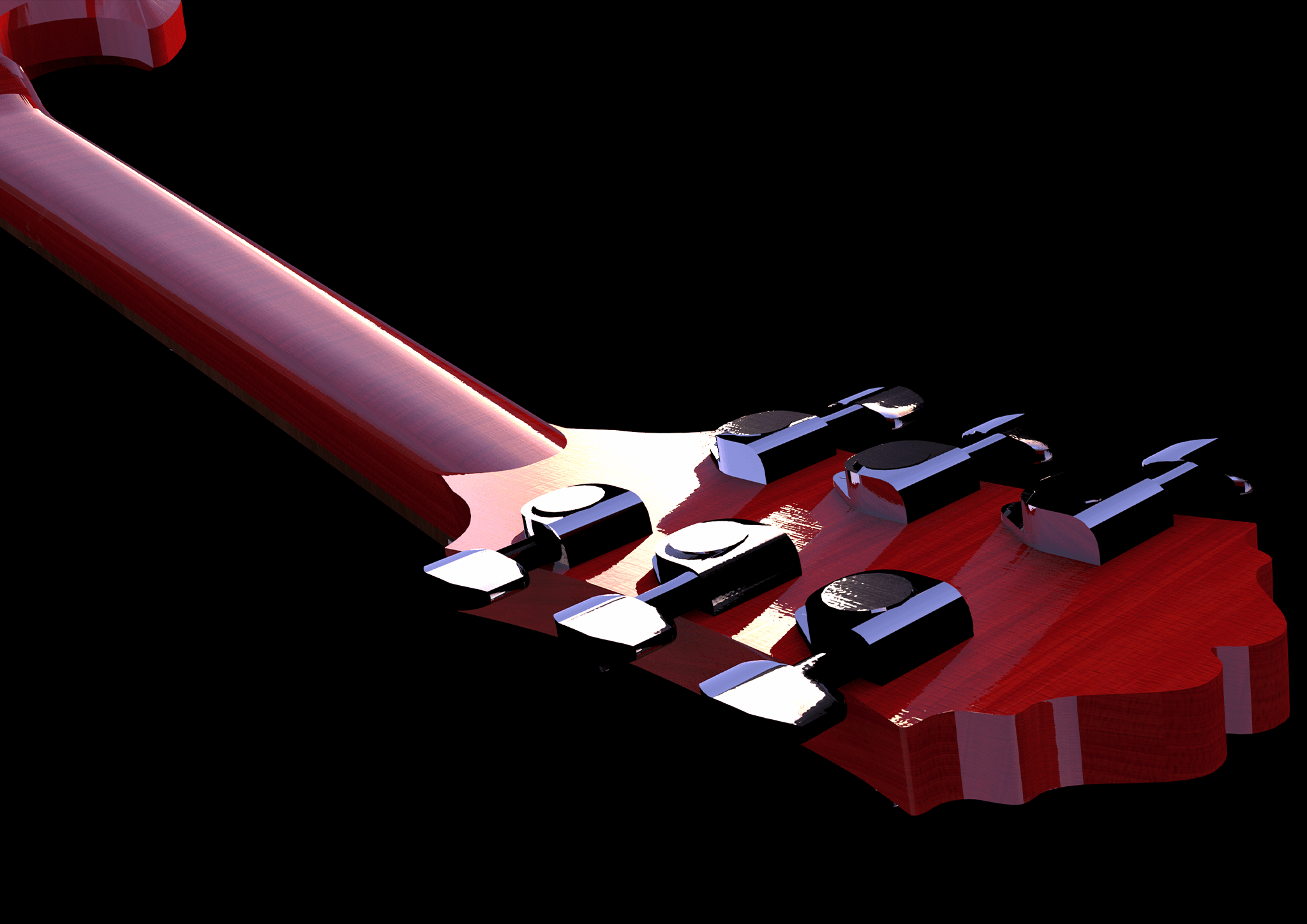3D replication of a Gibson SG Guitar
