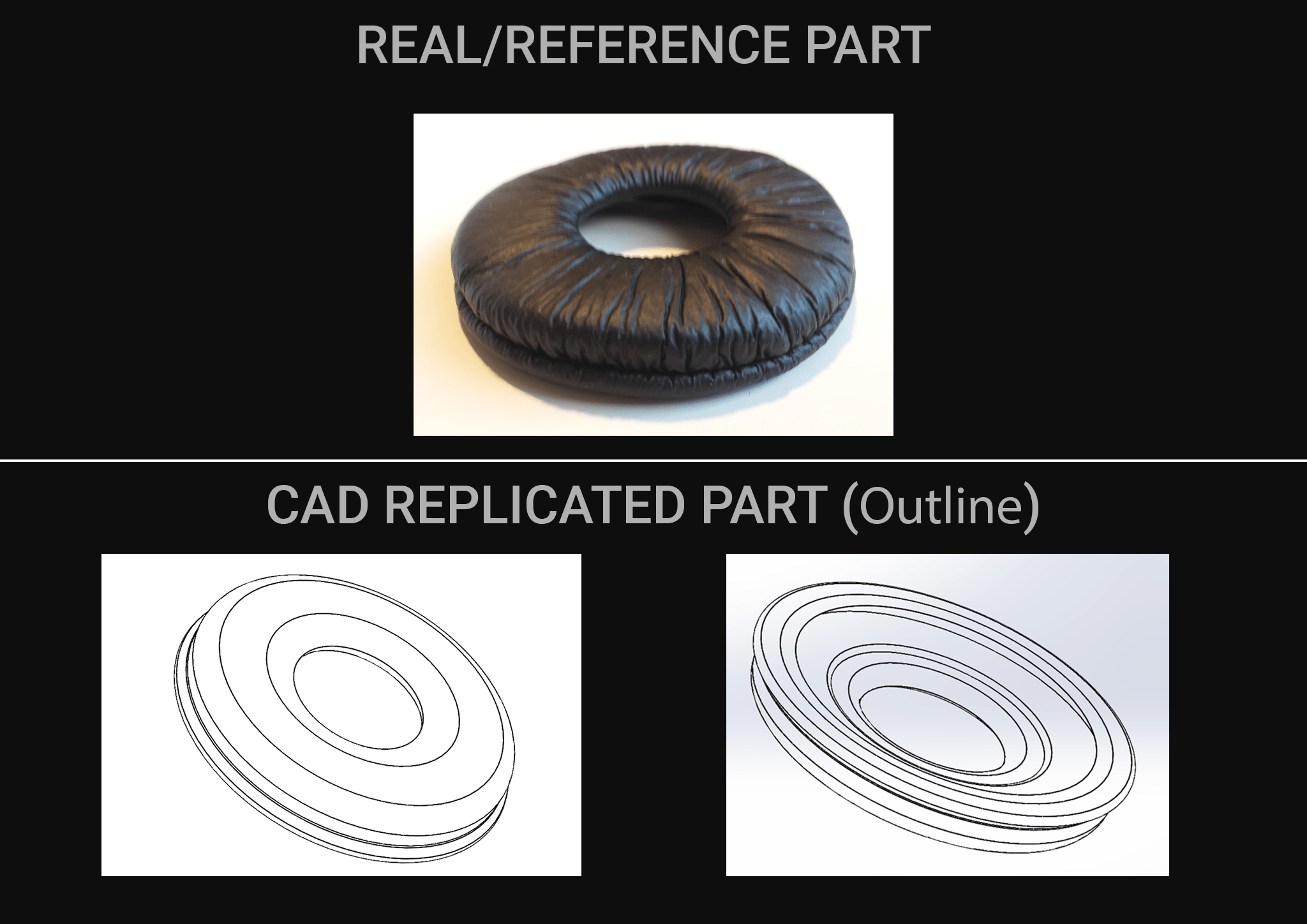 CAD Replication of Sony Headphones