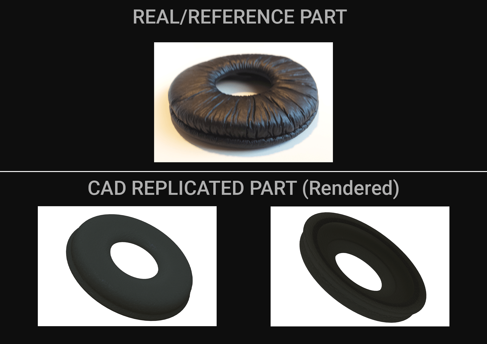 CAD Replication of Sony Headphones