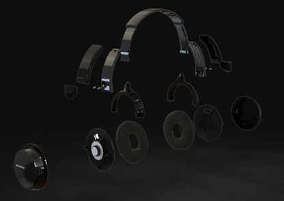 CAD Replication of Sony Headphones