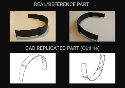 CAD Replication of Sony Headphones