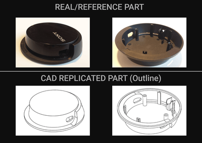 CAD Replication of Sony Headphones