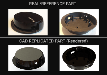 CAD Replication of Sony Headphones