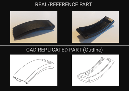 CAD Replication of Sony Headphones