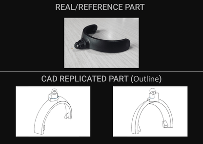 CAD Replication of Sony Headphones