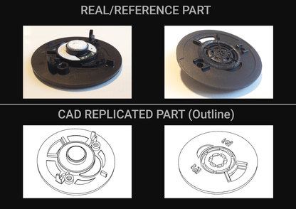 CAD Replication of Sony Headphones