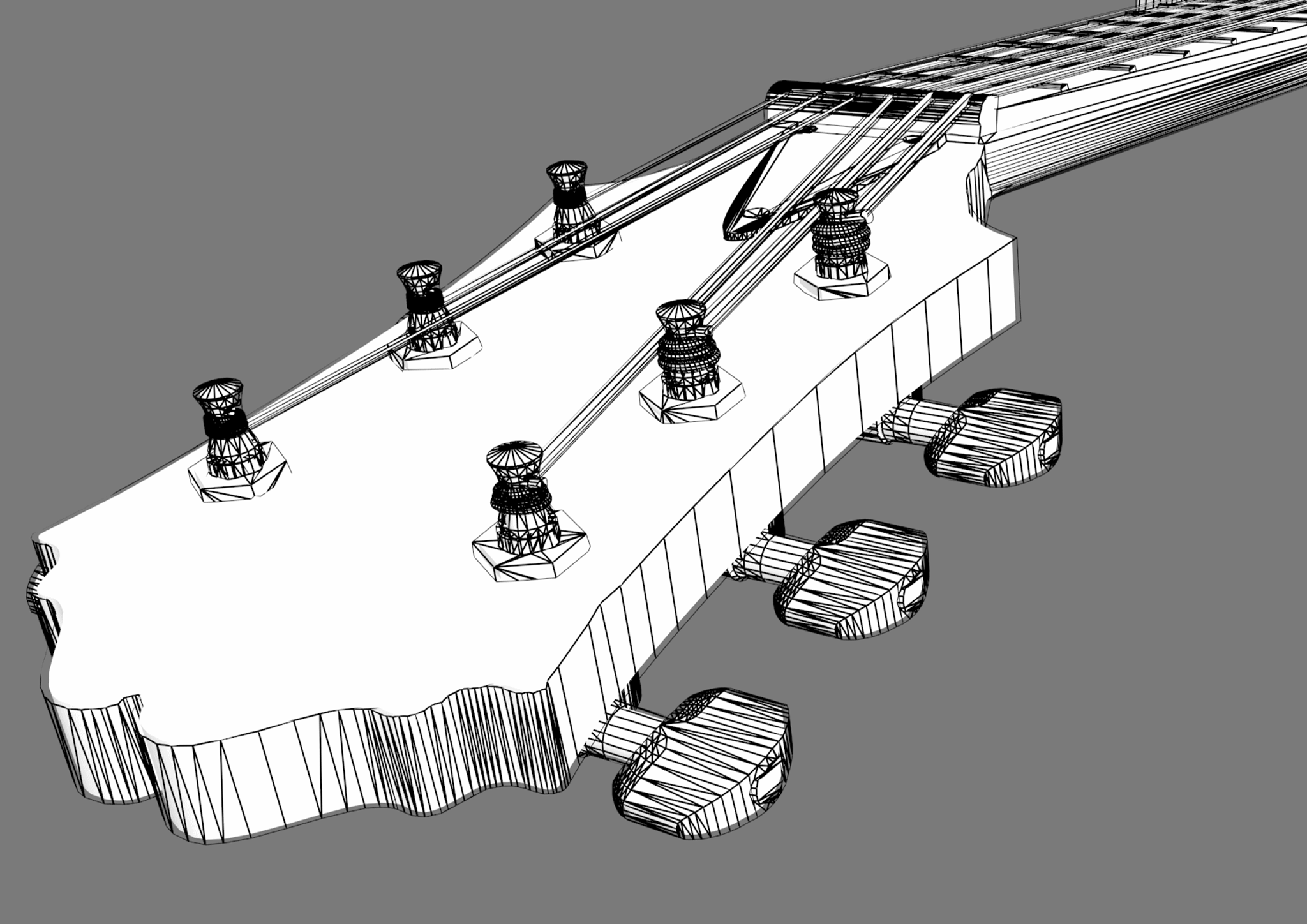 3D replication of a Gibson SG Guitar